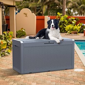 【新品】RAIN OR SHINE SOFT CONTANER L 40L YITAHOME Ogrodowe pudełko do przechowywania 380 l, duże